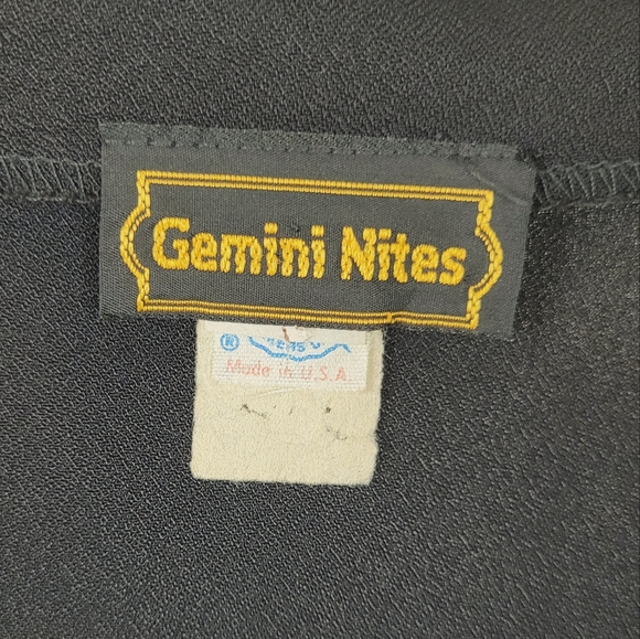 GEMINI NITES Women's Blazer. Size 16. Vintage. Black Beaded 1980s Dressy Jacket. - Picture 15 of 16